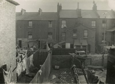 London, Backs of Houses by English Photographer